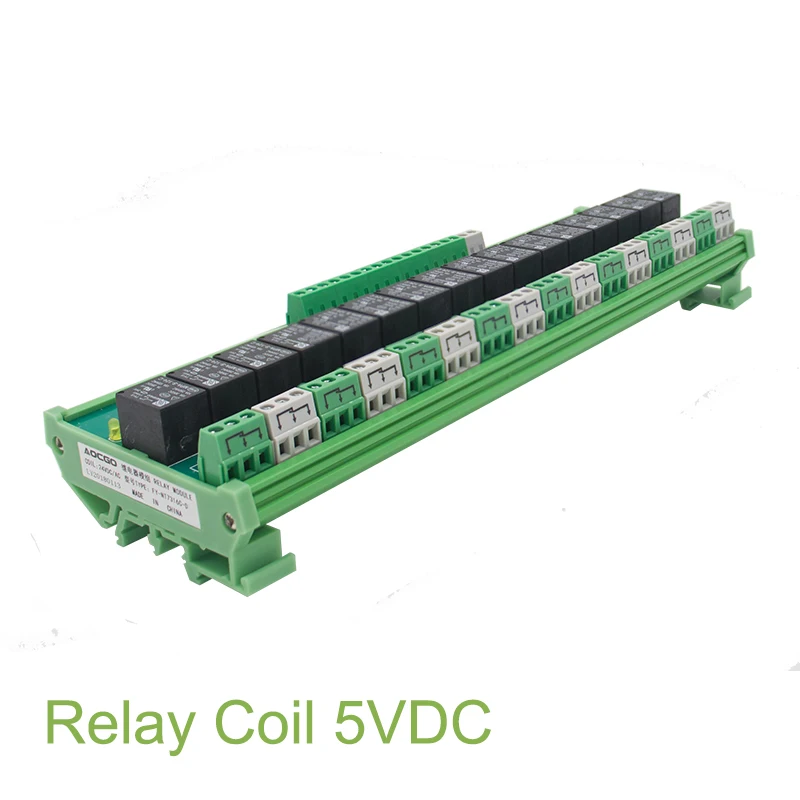 

16 Channel T73 Interface Relay Module 5VDC DIN Rail Panel Mount