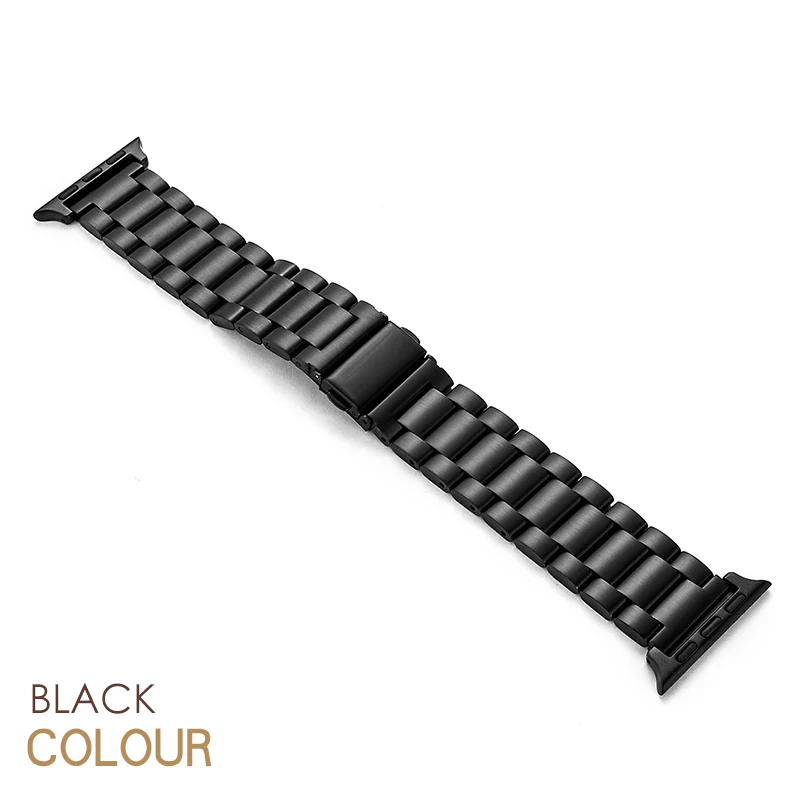 Ремешок MEIKANGHUI спортивный для Apple Watch Band 38 мм 42 звеньевой браслет из нержавеющей
