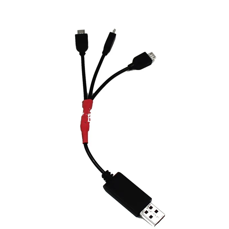 Multi-charging Cable For VISUO XS809 XS809W XS809HW 1 For 3 Charger Rc Drone Spare Parts Helicopter Accssory Quadcopter Kits charging cable 1 for 5 battery charger for syma x5hw x5hc rc drone accessories spare parts helicopter quadcopter kits