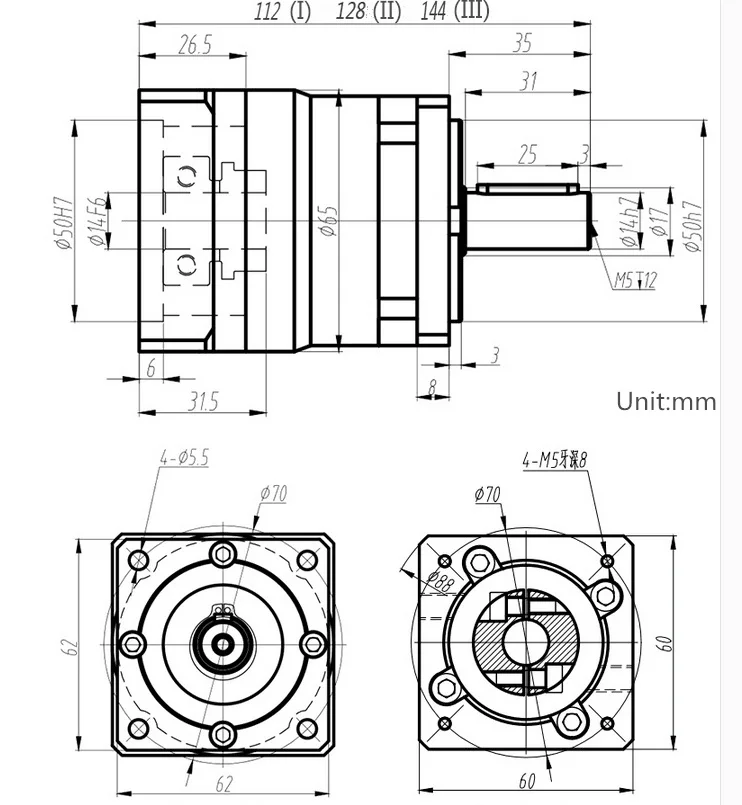 LRF60 dimension