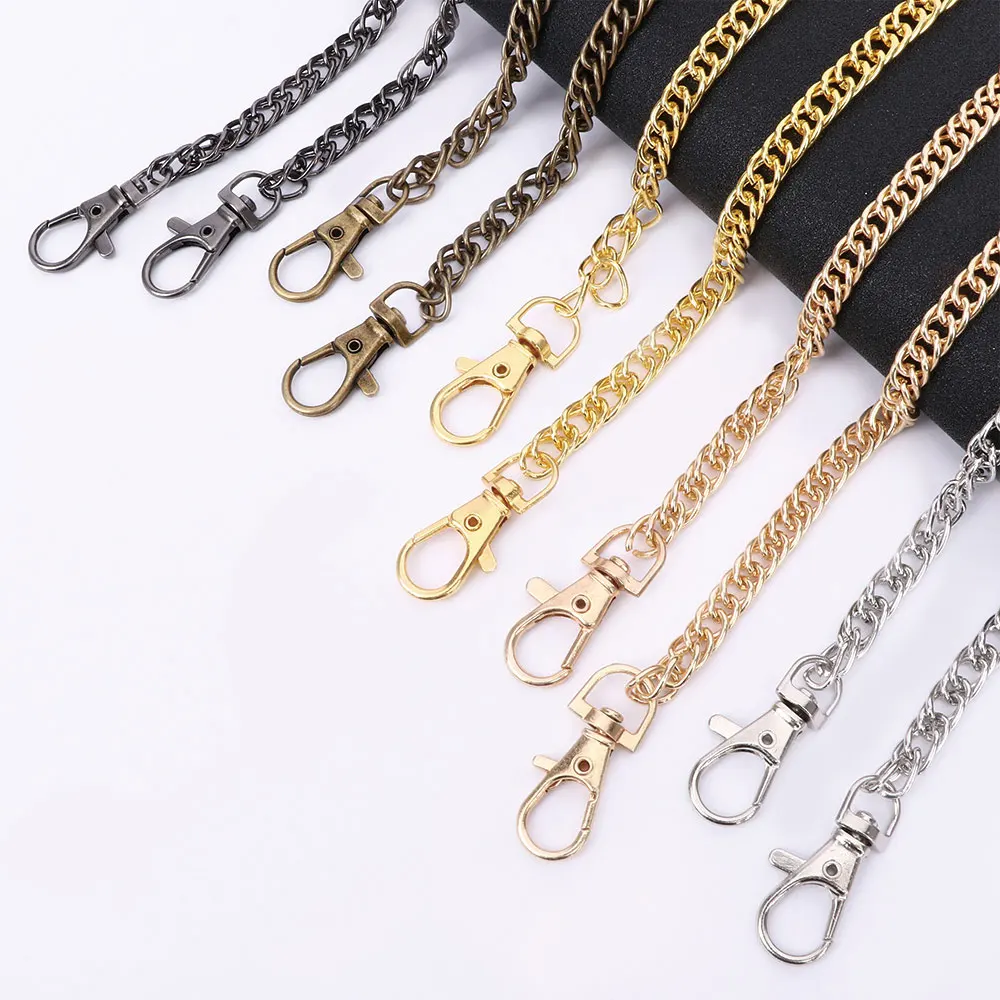 

120 CM \ 100 CM \ 40 CM Metal Stainless Steel Purse Chain Strap Handle Shoulder Crossbody Handbag Bag Belt Metal Replacement