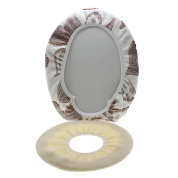 

2Pcs/Set Washable Soft Lid Top Cover+O Ring Mat Bathroom Warmer Toilet Seat Pad Coffee