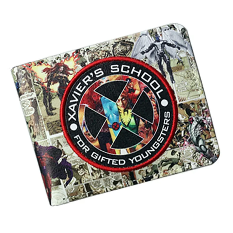 

Marvel Comics Cosplay X-MAN The Marvel Hero Wallet Students Thin coin purses holders leather pu Purse