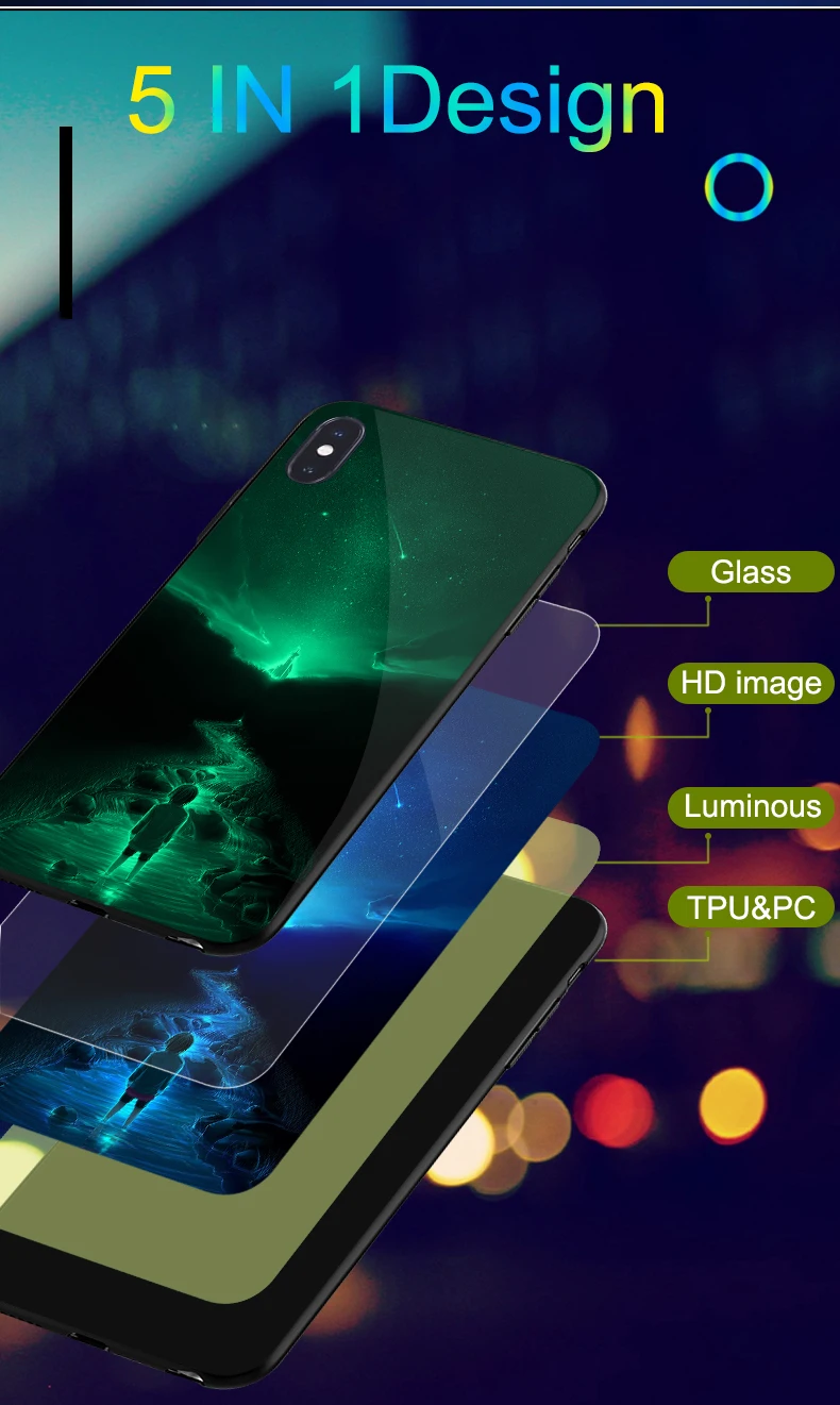 Роскошный чехол в виде светящегося стекла для Xiaomi mi 9 SE mi 9 SE Shine Glow звездное небо Космический Чехол для Xiaomi mi Play