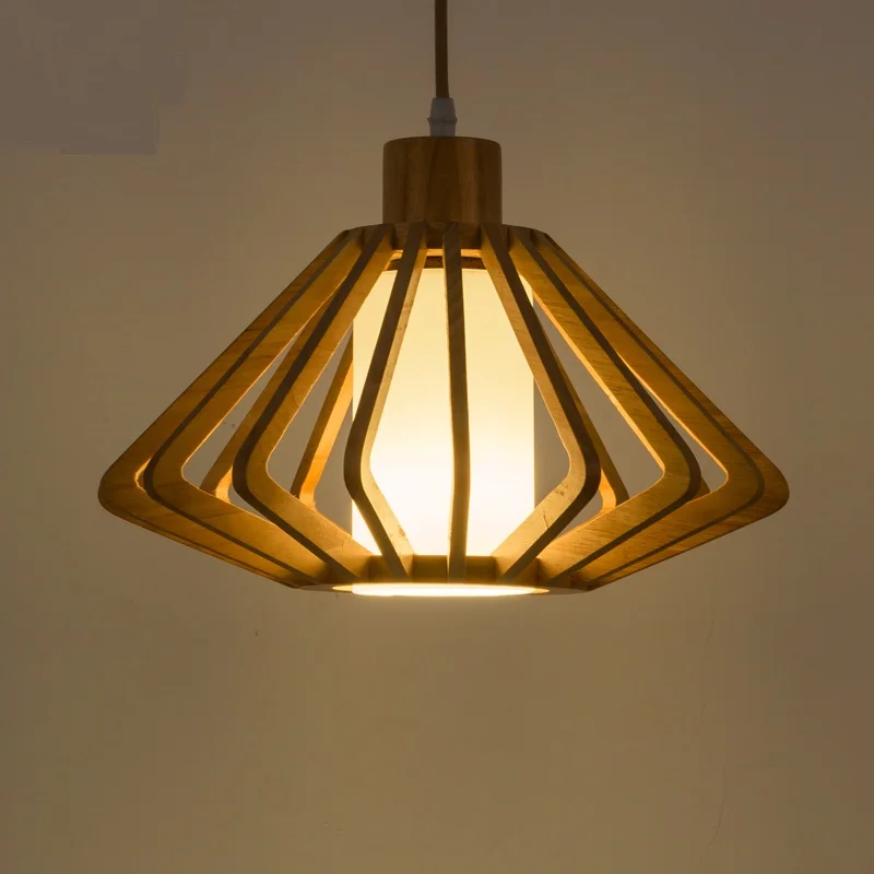 Japanese wooden Pendant Lights tatami lamp creative ...