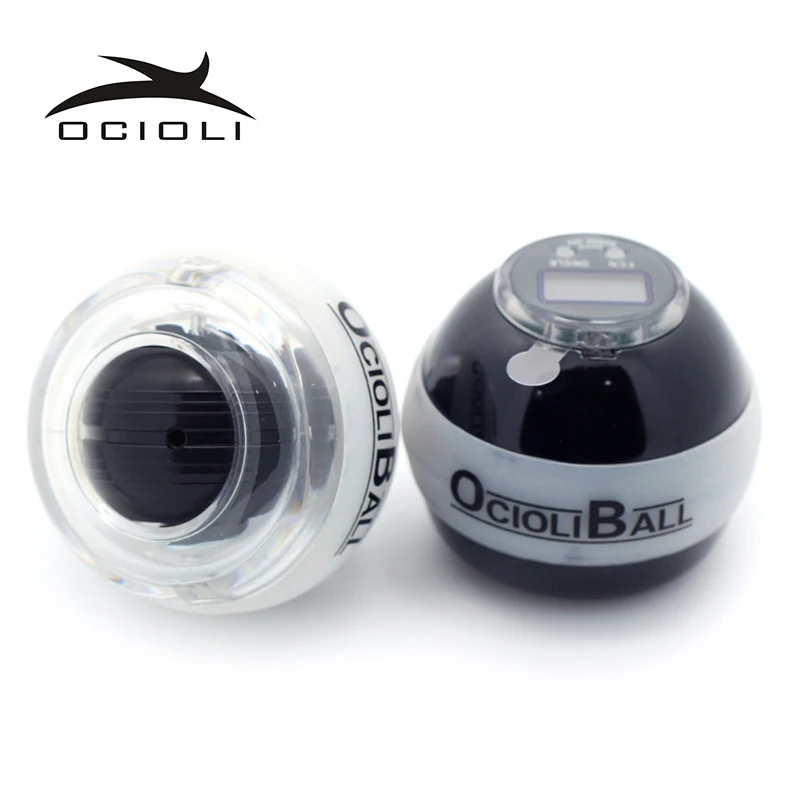 

Ocloli Power Gyro Ball Hand Grip Arm Exercise Wrist Gyroscope Counter Speed Meter LED Lighting Carpal Expander Fitness Equipment