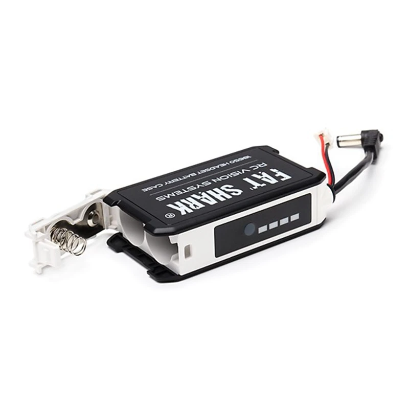 

Fatshark 7.4V 18650 Li-ion Cell Battery Case DC5.5*2.5 For FPV Goggles Video Headset without Battery
