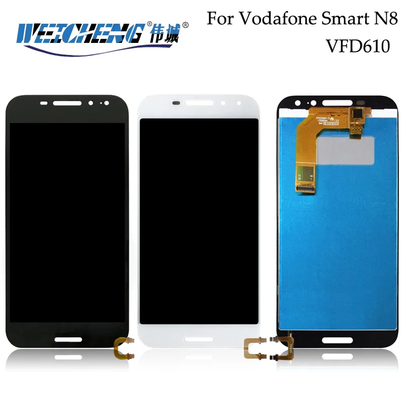 ЖК-дисплей Vodafone Smart N8 LTE Полный + кодирующий преобразователь сенсорного экрана в