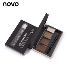NOVO брендовый набор пудры для бровей, крем для бровей, пудра для бровей, стойкая водостойкая не обесцвечивающая пудра