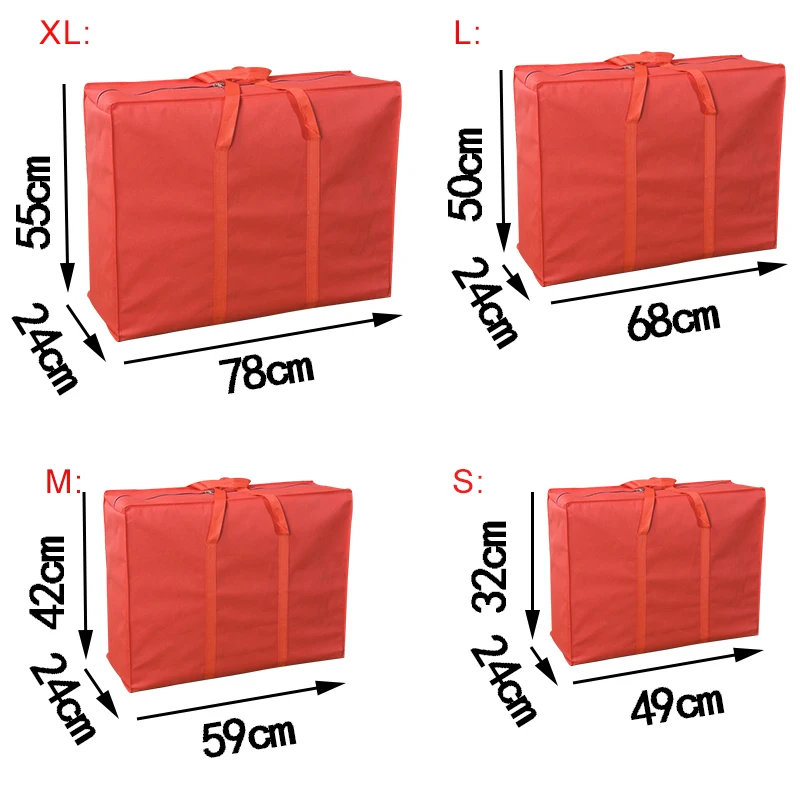 غير المنسوجة النسيج قدرة كبيرة الملابس والأحذية حقيبة لحاف البطانيات تخزين لحاف المنظم صندوق خزانة الفضاء توفير تتحرك أكياس