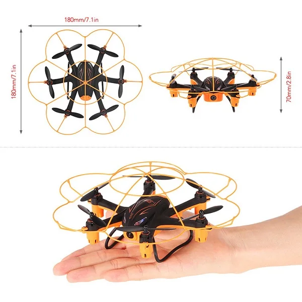 WLtoys Q383-B Мини RC Quadcopter Wi Fi FPV системы с 0.3MP камера Безголовый оригинальный Hexacopter Drone RTF игрушки мультикоптеры для детей