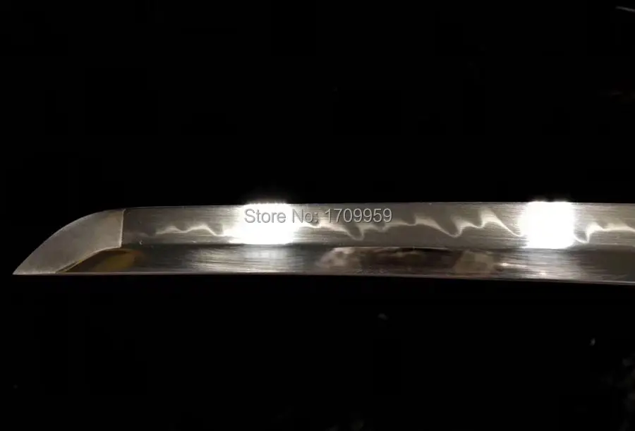 Hand-Forging Clay Tempered Very Sharp General Katana T1095 High Carbon Steel Blade Full Tang Japanese Samurai Sword Saber
