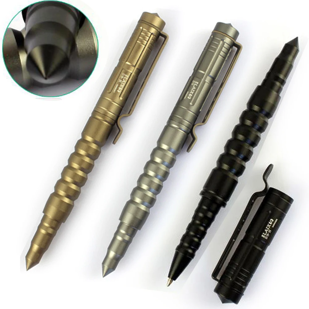 

Outdoor Security Protection Tactical Pen Self Defense personal Survival EDC Tool autodefensa broken Window Tungsten Steel