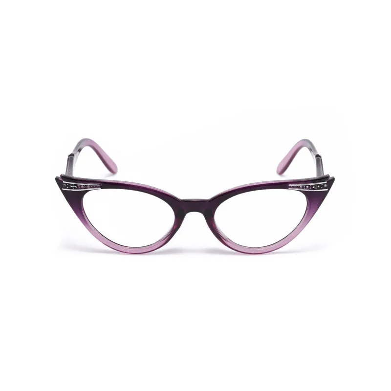 Elbru Cat Eye Reading Glasses Women Men Lightweight Presbyopic Reading Glasses+1.0+1.5+2.0+2.5+3.0+3.5+3.0+3.5 Unisex