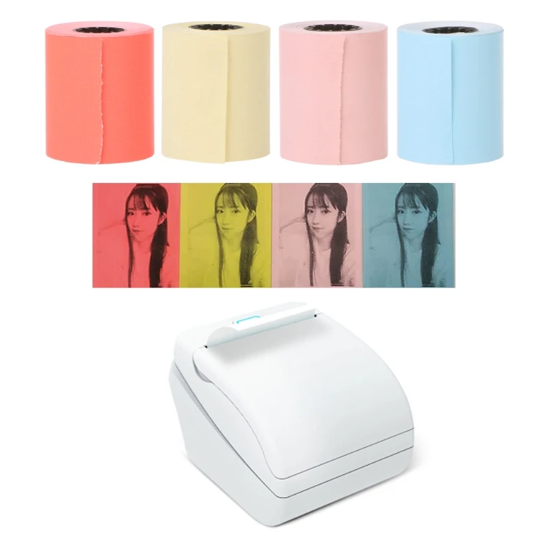 

1 Roll Color Thermal Printing Paper 57x50mm Great Heat-Sensitive Printing Paper For MEMOBIRD Photo Printer