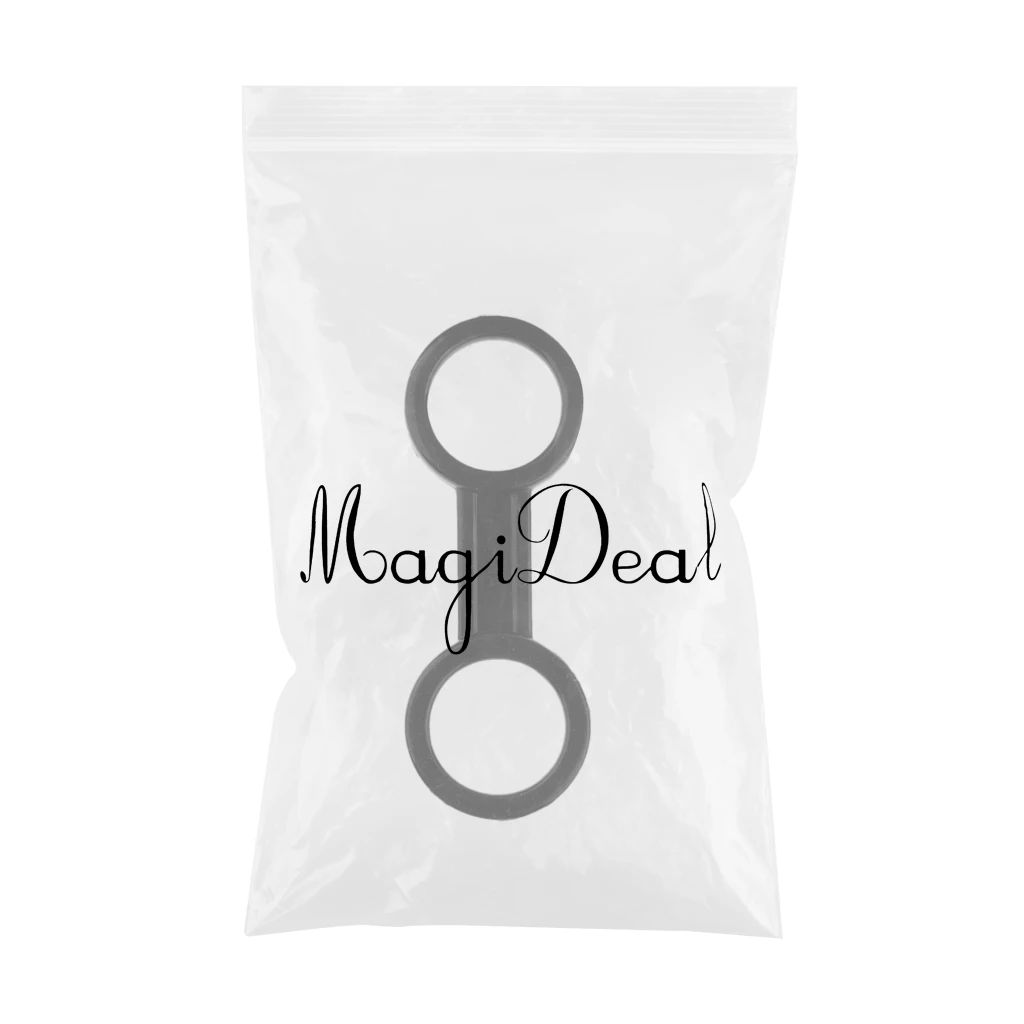 MagiDeal Silicone Scuba Dive Mask Strap Retainer Holder Snorkel Keeper Holder Black Mask Snorkel Keeper