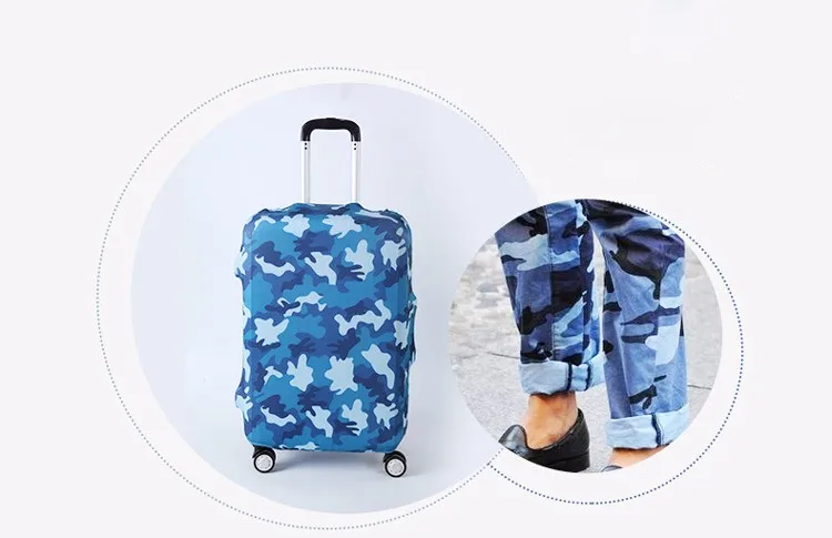 OKOKC мультфильм лицо эластичная Туристическая сумка чемодан защитный чехол для применения к 19 ''-32'' чемодан Крышка, дорожные аксессуары