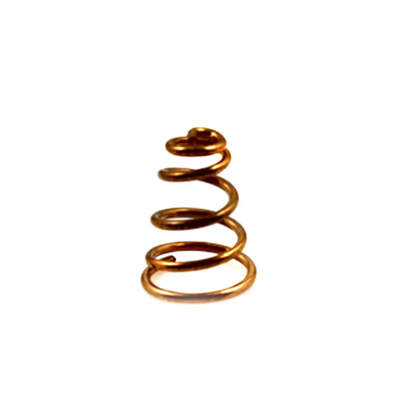 

Hot Sale Phosphorus Bronze Spring Flashlight Spring Conical Compression Spring Torch Lanterna Portable Lighting Accessories