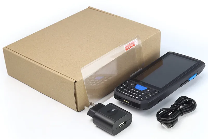 Código de Barras Teclado de Tela Terminal de Dados Android Scanner 2d qr Código Honeywell Newland Ip66 Wifi 4g 4.5 Terminal Nfc 8.1 Pda 1d 14 1d 2d qr código honeywell newland scanner