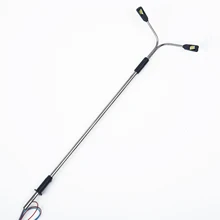 DC 3 V модели 10 см свет уличный пейзаж Металлическая лампа с проводами железная дорога 10 шт 1:100 2-Head Высокое качество