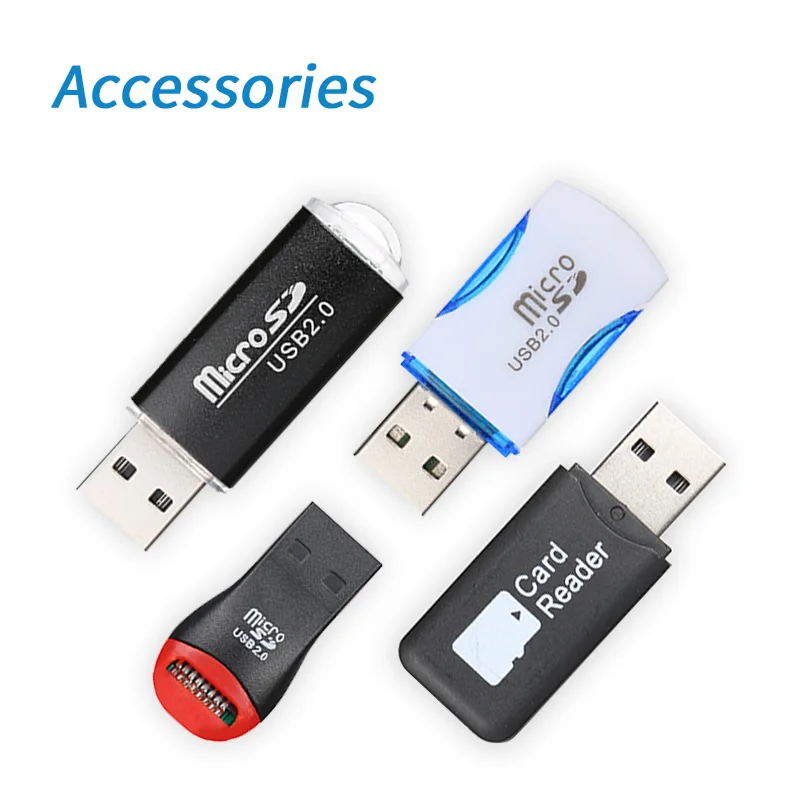 Кардридер для карт памяти USB 2 0 компактный кардридер Micro SD 4 вида|Картридеры| |