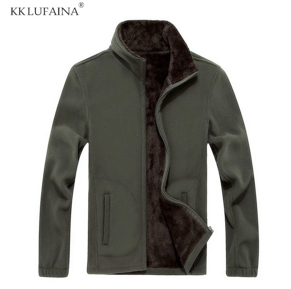 

Men's Thicken windbreaker Jackets Fleece Sportswear 6XL 7XL 8XL Wool Liner Hoody Warm Hoodies Thermal Coats Sweatshirts For Men