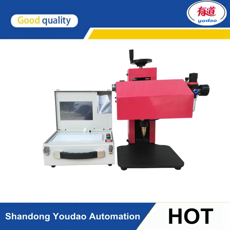 

Wholesale desktop dot peen engraving machine with automobile shelf number 140*100mm nameplate
