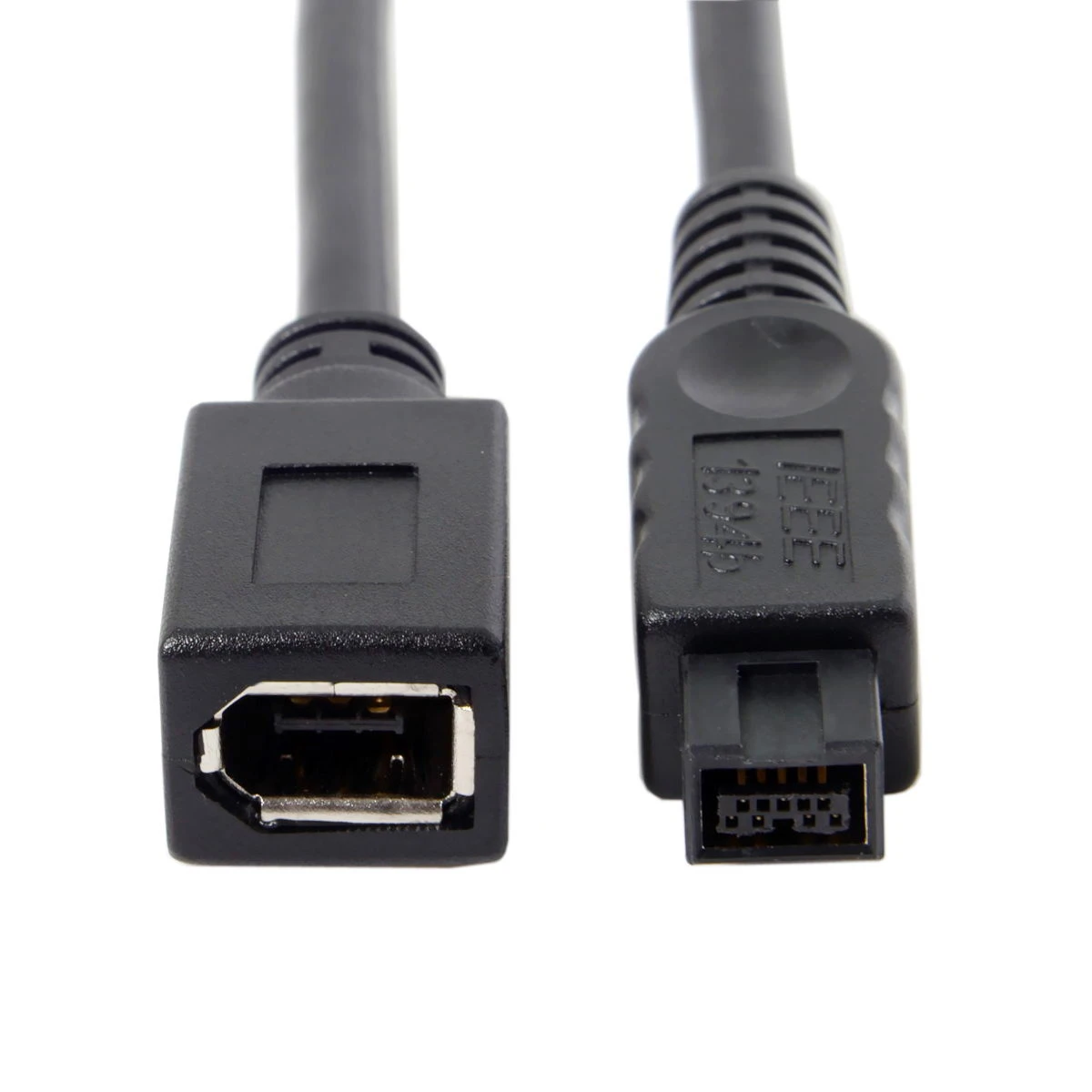 White Color IEEE 1394 6PIN Female to 1394b 9PIN male Firewire 400 TO 800 Cable 10cm White Color IEEE 1394 6PIN Female to 1394b 9PIN male Firewire 400 TO 800 Cable 10cm
