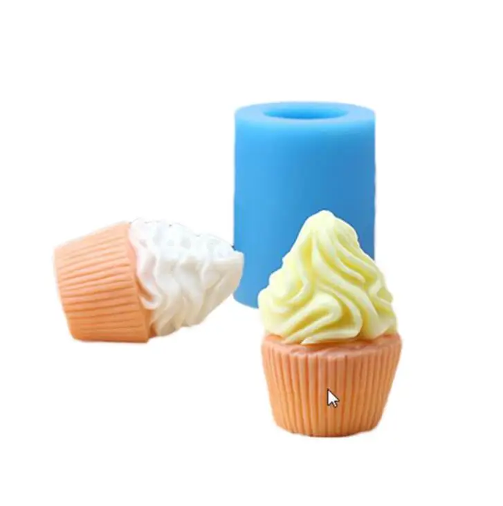 

Luyou 3D Silicone Soap/Candle Mold Ice Cream Cup Cake Molds Chocolate Craft Molds DIY Handmade soap molds FM1463