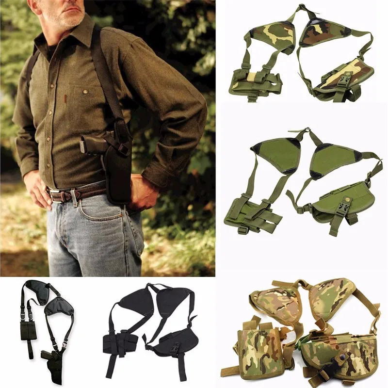 

Tactical Police Security Nylon Gun Holster Universal Pistol Gun Carry Pouch Concealed Shoulder Holster For Glock Beretta USP Gun