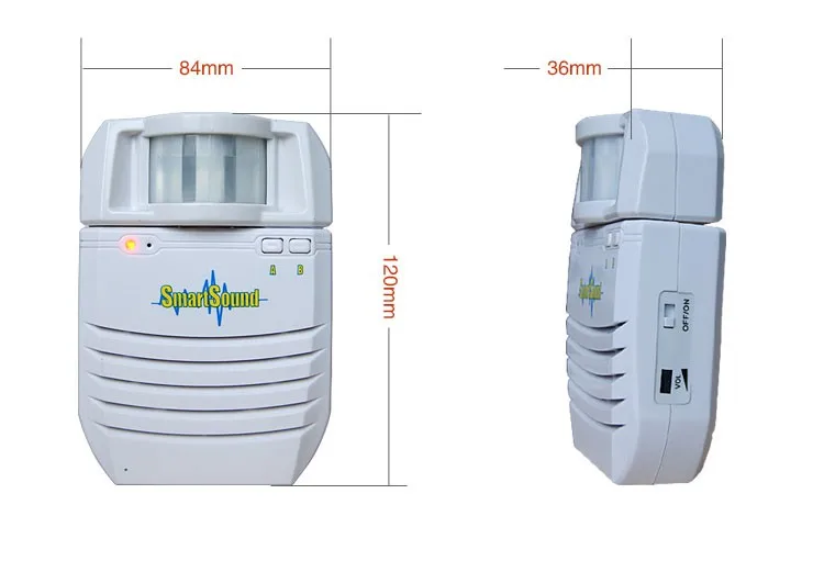 V1/V2 на батарейках беспроводной инфракрасный детектор движения MP3 аудио плеер домашняя охранная сигнализация Поддержка расширения памяти