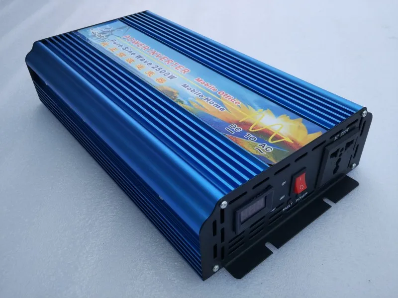 

2.5KW 12 Volt 220 Volt Solar Off Grid DC-AC Inverter Pure Sine Wave 2500W