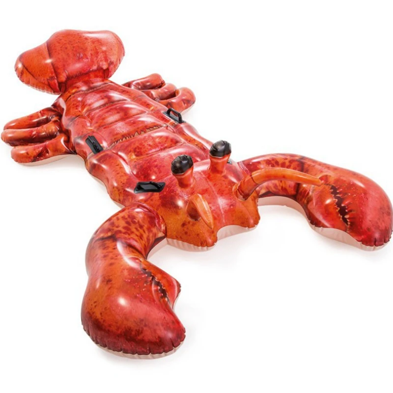 Best Adults Children Large Inflatable Lobster Pool Floats Ridable Pool Floats Bed Swimming Pool Toys
