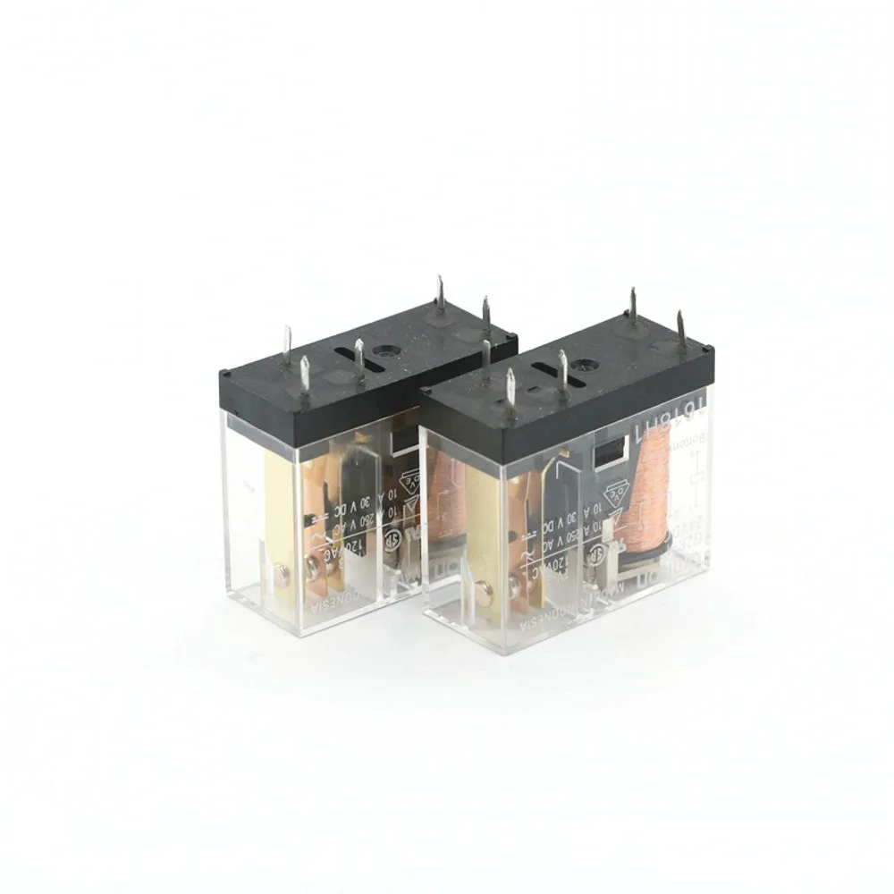 de conversão 5 pés 10a relés de potência 12v 24v 10a 5pin