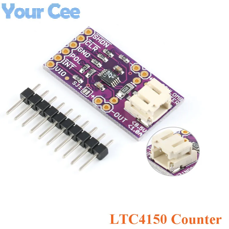 LTC4150 кулоновидный счетчик, датчик обнаружения тока заряда батареи, модуль обнаружения