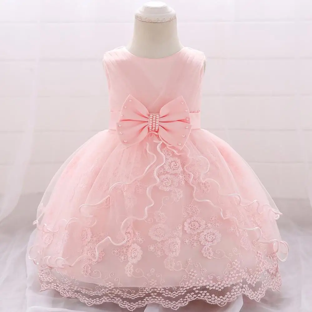 

Newborn Baby Girls tutu infant dress bowknot Girl Baptism Clothes Lace Princess kids dresses 1 Year Birthday Wedding Party Girl