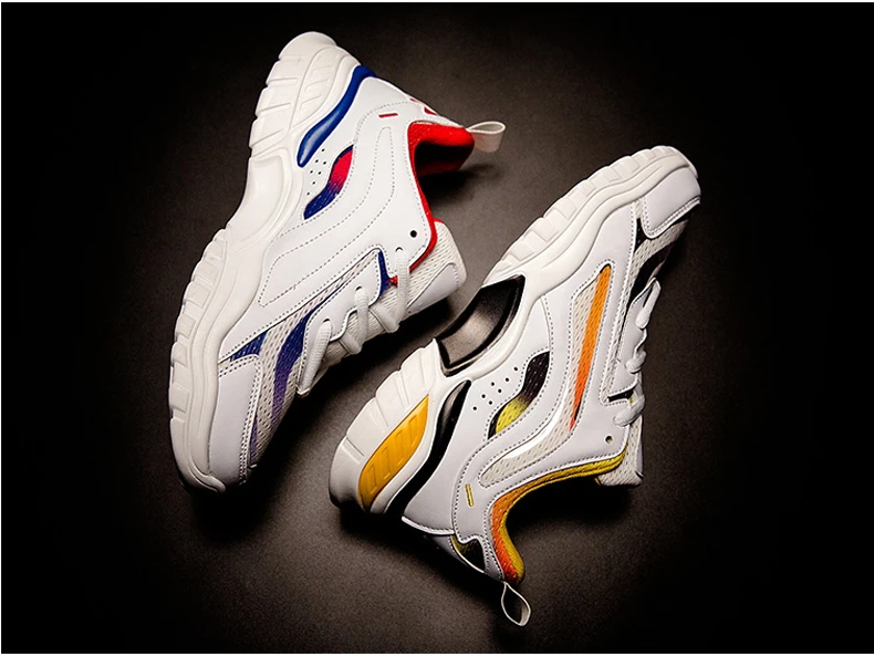 Men's Casual Shoes Chunky Sneaker Mens High Platform Dad Shoes Men Sneakers Mesh Footwear Brand Trainers Sneakers Men Spring New (13)