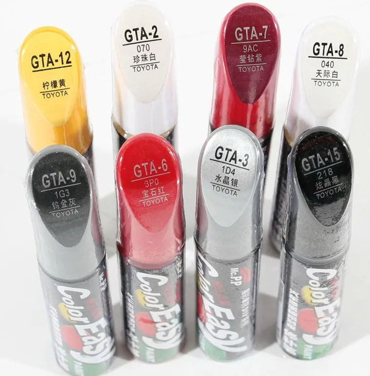 Car scratch repair pen, auto paint pen for Toyota Vios Corolla Reiz
