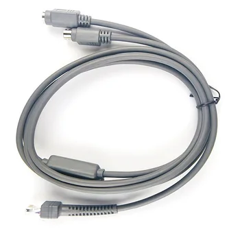 

2pcs BarCode Scanner PS/2 Cable 2M(7feet) for Symbol LS2208AP LS1203 LS4208 LS4278 DS6707 DS6708,PS/2 Interface KB Cable