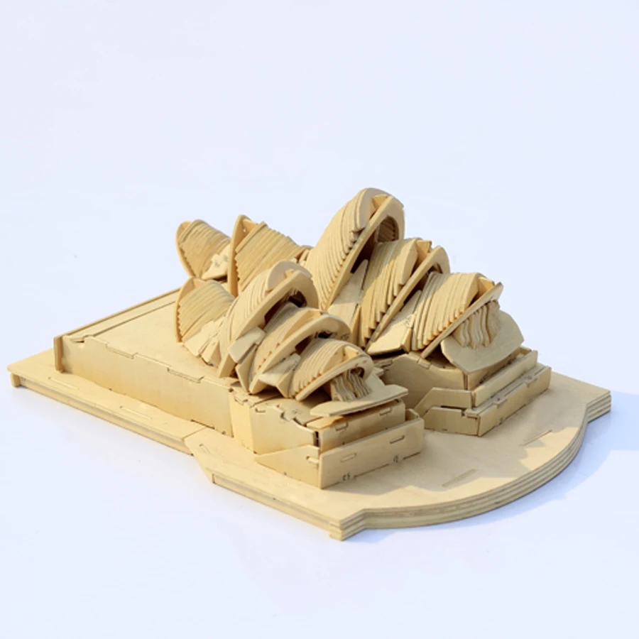 Educational Toys Sydney Opera House 3D Puzzle Wooden Model