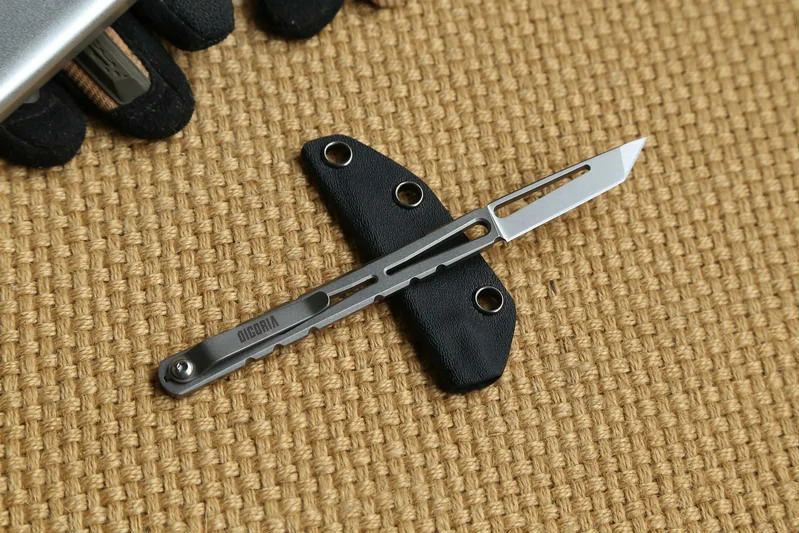 Tactical II fixed blade knife CPM S35vn hunting straight knife KYDEX Sheath camping survival outdoor knives EDC tool