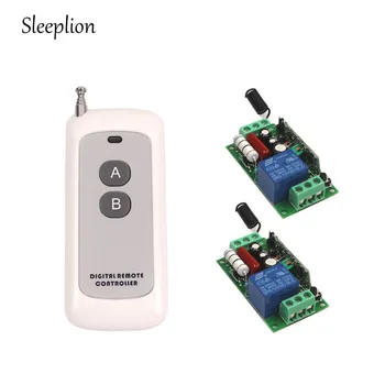 

Sleeplion Wireless relay 220V 110V remote control switch 10A Relay 1CH Remote Control Switch 1 Transmitter+2 Receiver