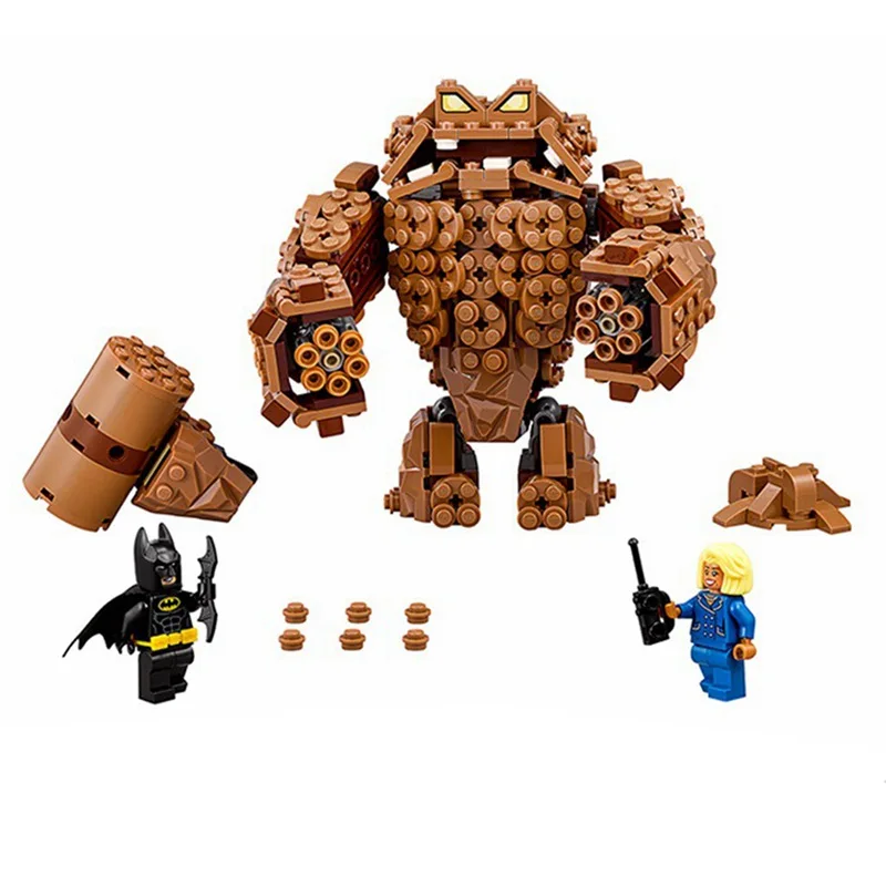 

DC Batman Super Heroes 70904 Rock Monster Clayface Splat Attack 469Pcs Building Blocks Toys For Children Legoing Batmans