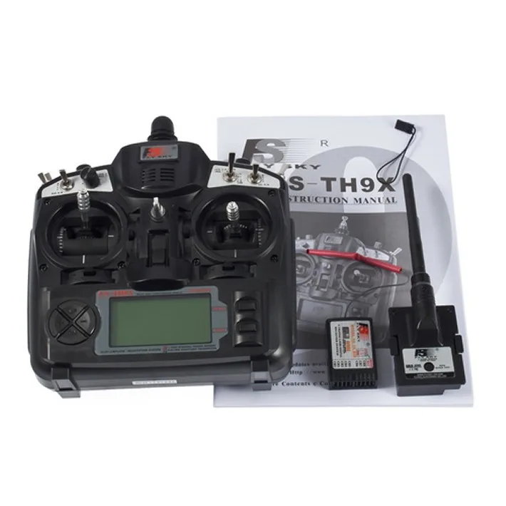 

FS TH9X FS-TH9X FS-TH9X-B FS-TH9B 2.4G 9CH Radio Set System ( TX FS-TH9X + RX FS-R9B FS-R8B) RC 9CH Transmitter +Receiver
