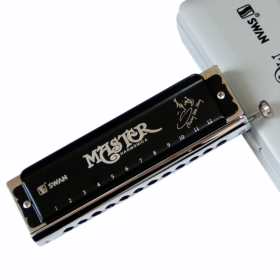 

Swan 12 Holes 48 Tone Master Harmonica C Key High-quality Chromatic Harmonica