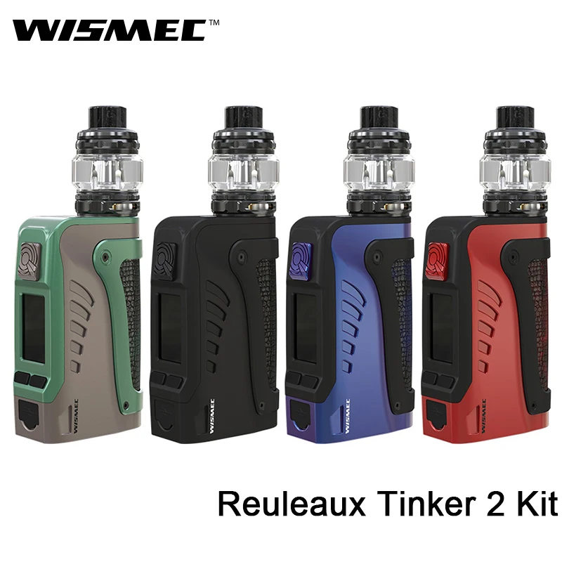 Оригинальный комплект Wismec Reuleaux Tinker2 Mod Box Vape 200 Вт с лотком 6 5 мл IP67