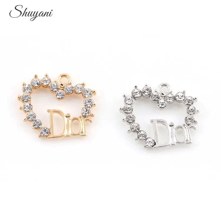 20pcs-lot-New-Brand-Logo-Charms-Silver-Rhinestone-Crystal-Heart-Charms-Pendant-for-Bracelet-Necklace-Jewelry