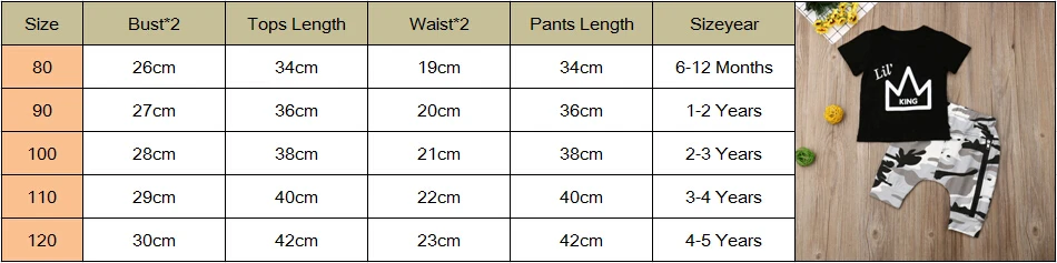 От 0 до 5 лет Одежда для маленьких мальчиков летняя уличная одежда для мальчиков, топы с короткими рукавами и надписью+ камуфляжные штаны комплект одежды из 2 предметов хлопковые комплекты