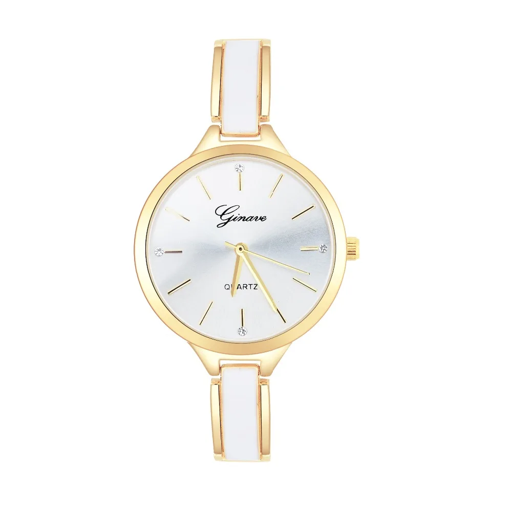Новые Модные Стразы Часы Для женщин Роскошные Нержавеющая сталь браслет часы Женские кварцевые наручные часы Montres Femme