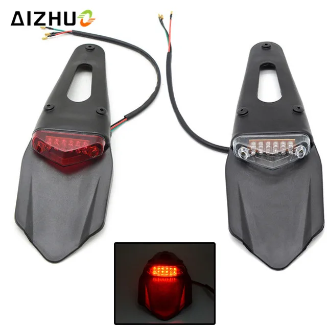 Motorcycle Rear Fender License Plate Bracket Holder & Taillight Lamp Turn Signal For KTM CR EXC WRF 250 400 426 450 motorbike